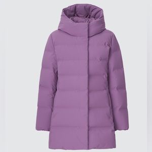 Purple Uniqlo Winter Coat